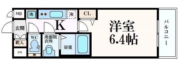 ファステート京都西院パールの物件間取画像